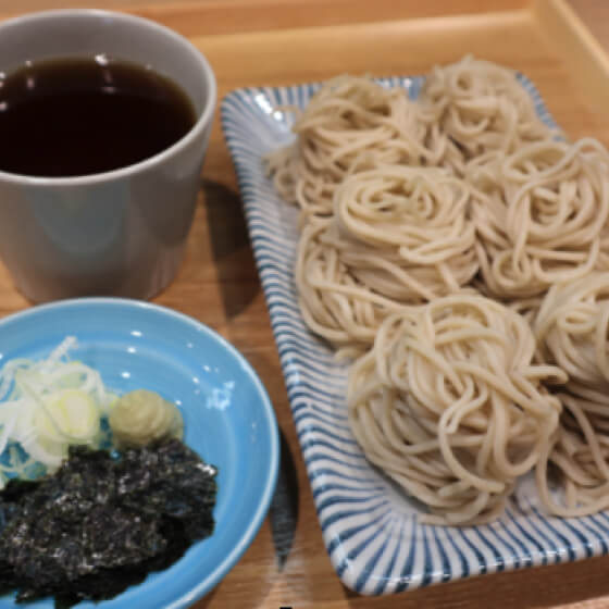 冷たいおそば