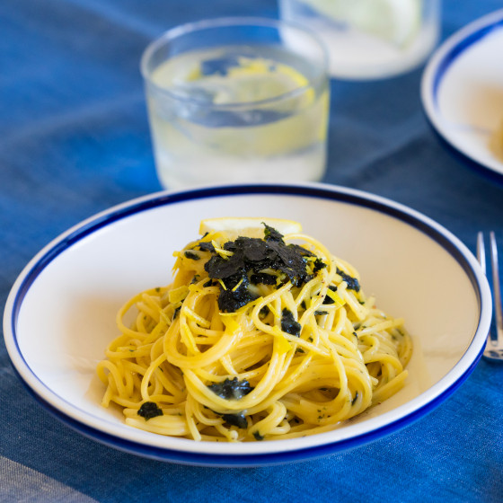 レモンクリーム海苔パスタ